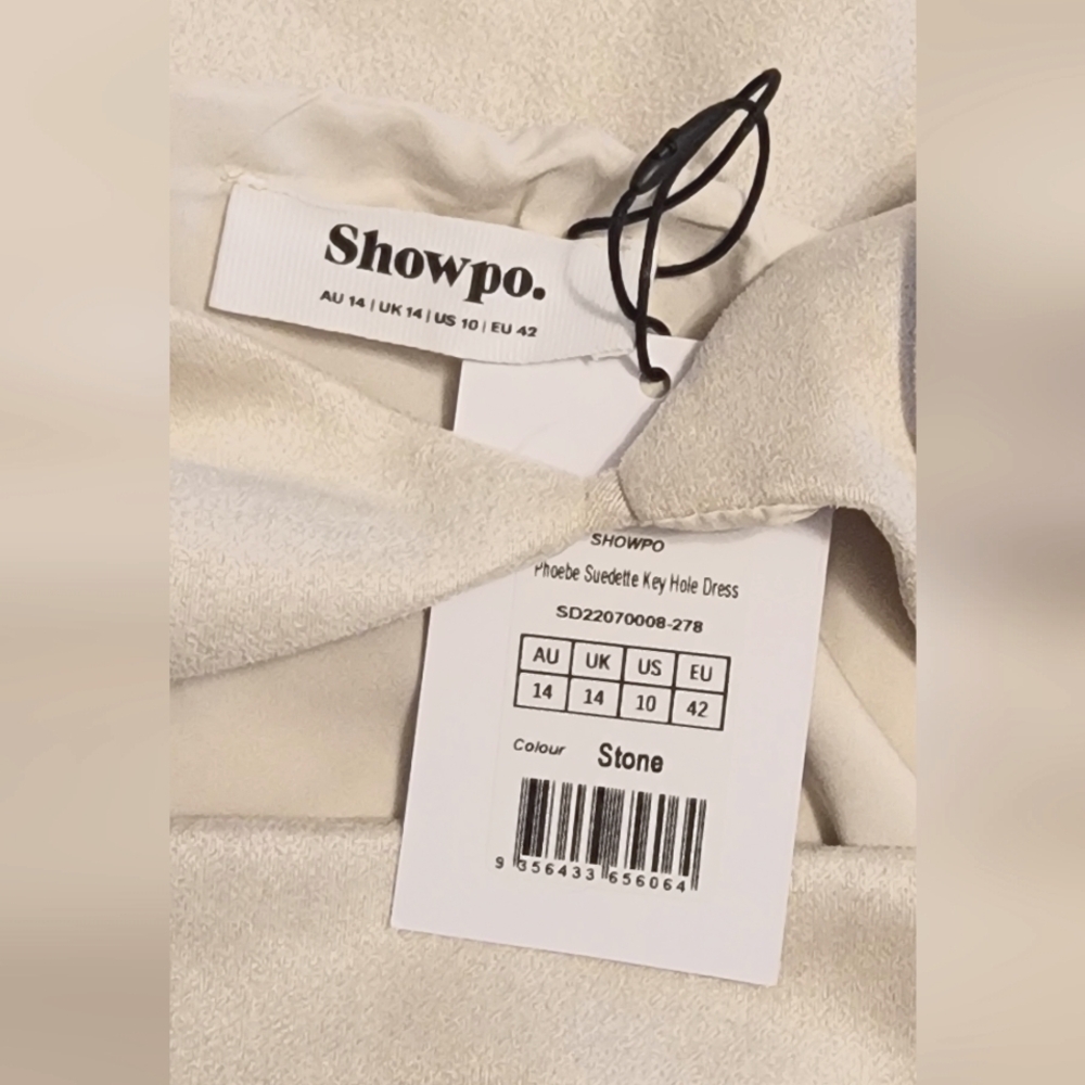 Showpo Suede Spaghetti Strap Cut Out Zip Midi Dress - Picture 9 of 13